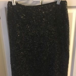 Black sequin skirt - Talbots
